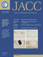 JOURNAL OF THE AMERICAN COLLEGE OF CARDIOLOGY journal cover