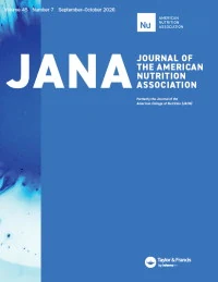 Journal of the American Nutrition Association journal cover
