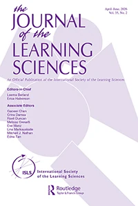 JOURNAL OF THE LEARNING SCIENCES journal cover