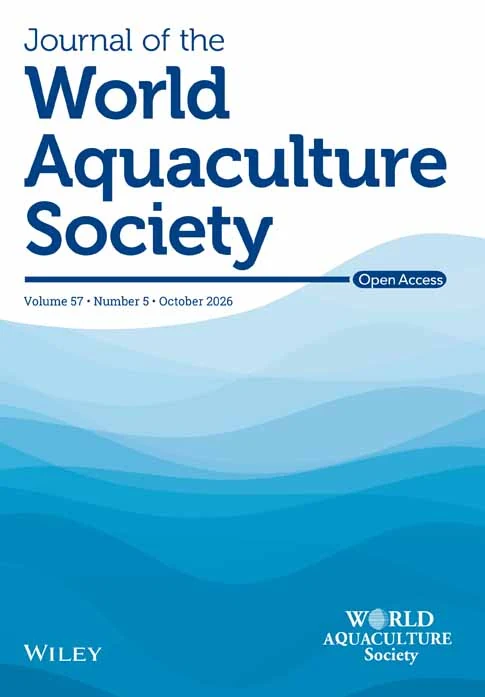 JOURNAL OF THE WORLD AQUACULTURE SOCIETY 期刊封面