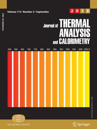 JOURNAL OF THERMAL ANALYSIS AND CALORIMETRY journal cover