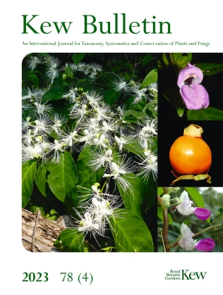 KEW BULLETIN journal cover