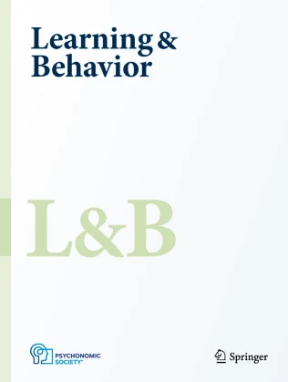 LEARNING & BEHAVIOR journal cover