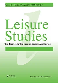 Leisure Studies journal cover