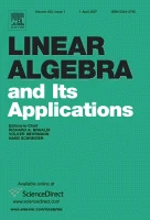 LINEAR ALGEBRA AND ITS APPLICATIONS journal cover