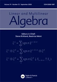 LINEAR & MULTILINEAR ALGEBRA journal cover