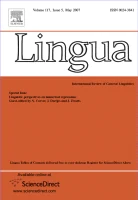 LINGUA journal cover