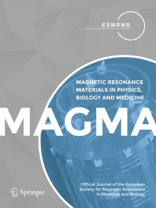 MAGNETIC RESONANCE MATERIALS IN PHYSICS BIOLOGY AND MEDICINE 期刊封面