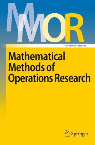 MATHEMATICAL METHODS OF OPERATIONS RESEARCH journal cover
