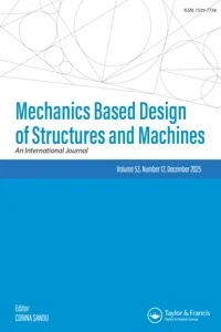 MECHANICS BASED DESIGN OF STRUCTURES AND MACHINES journal cover