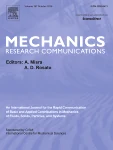 MECHANICS RESEARCH COMMUNICATIONS journal cover
