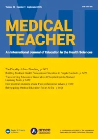 MEDICAL TEACHER journal cover