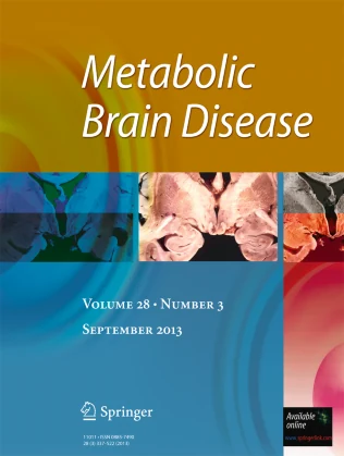 METABOLIC BRAIN DISEASE journal cover