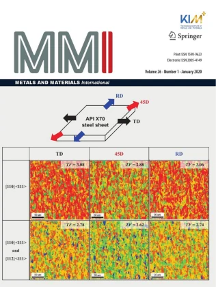 METALS AND MATERIALS INTERNATIONAL journal cover