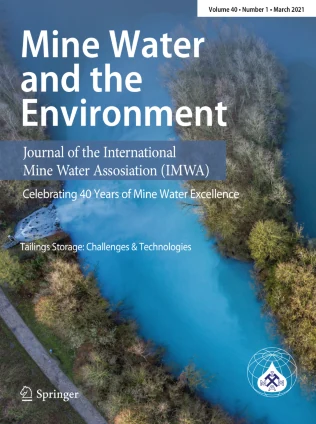 Mine Water and the Environment 期刊封面