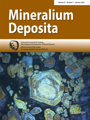 MINERALIUM DEPOSITA 期刊封面