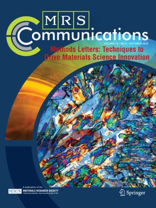 MRS Communications journal cover