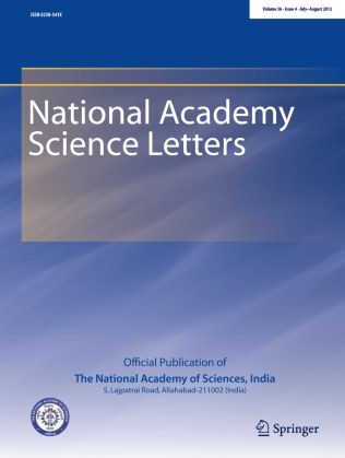 NATIONAL ACADEMY SCIENCE LETTERS-INDIA 期刊封面