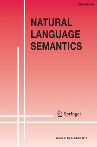 Natural Language Semantics journal cover