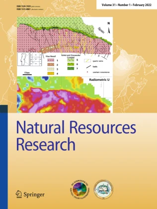Natural Resources Research journal cover
