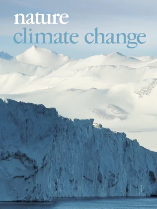 Nature Climate Change journal cover
