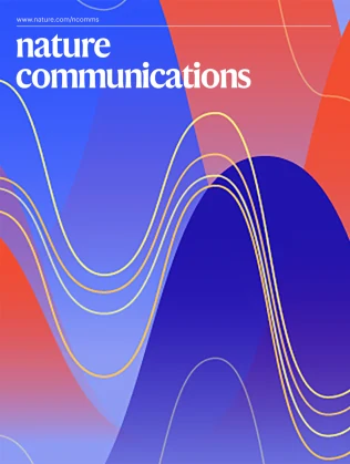 Nature Communications journal cover