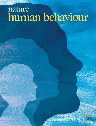 Nature Human Behaviour journal cover