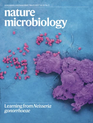 Nature Microbiology journal cover