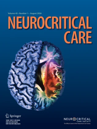 Neurocritical Care journal cover