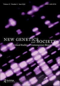NEW GENETICS AND SOCIETY journal cover