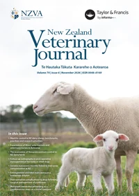 NEW ZEALAND VETERINARY JOURNAL 期刊封面
