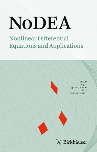 NODEA-NONLINEAR DIFFERENTIAL EQUATIONS AND APPLICATIONS journal cover