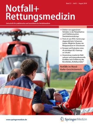 Notfall & Rettungsmedizin journal cover