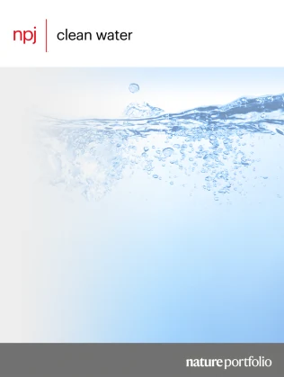 npj Clean Water journal cover