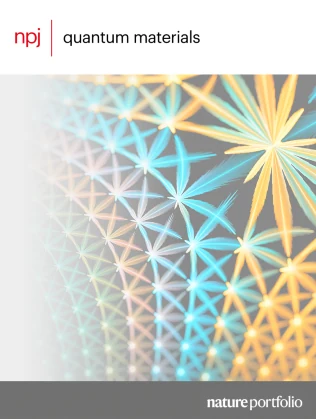 npj Quantum Materials journal cover