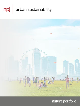 npj Urban Sustainability journal cover