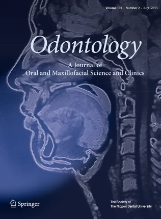 Odontology journal cover
