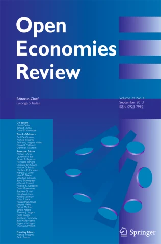 OPEN ECONOMIES REVIEW journal cover