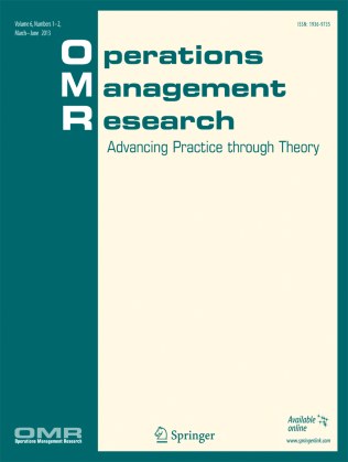 Operations Management Research 期刊封面