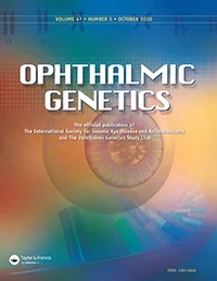 OPHTHALMIC GENETICS 期刊封面