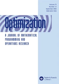 OPTIMIZATION journal cover