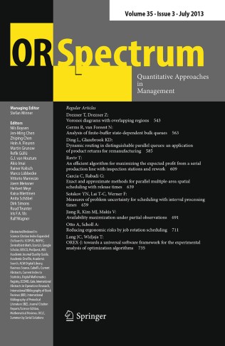 OR SPECTRUM 期刊封面
