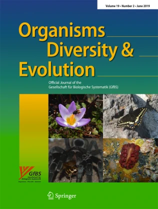 ORGANISMS DIVERSITY & EVOLUTION journal cover