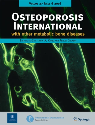OSTEOPOROSIS INTERNATIONAL journal cover