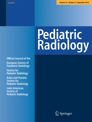 PEDIATRIC RADIOLOGY 期刊封面