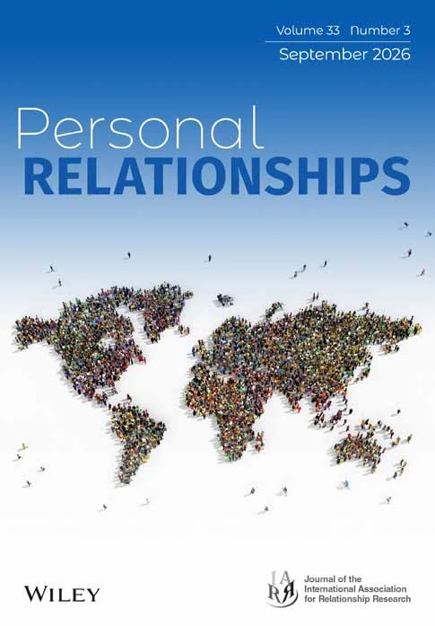 PERSONAL RELATIONSHIPS journal cover