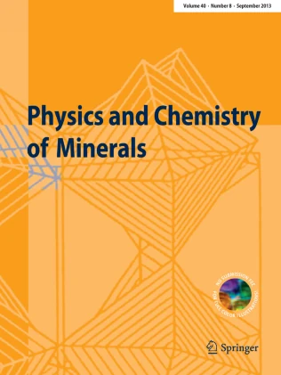 PHYSICS AND CHEMISTRY OF MINERALS 期刊封面