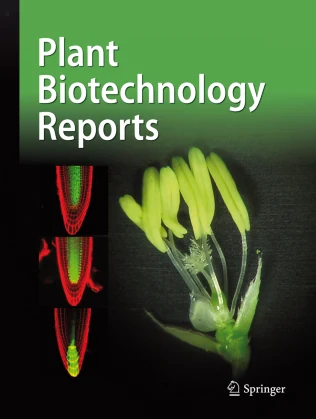 Plant Biotechnology Reports journal cover
