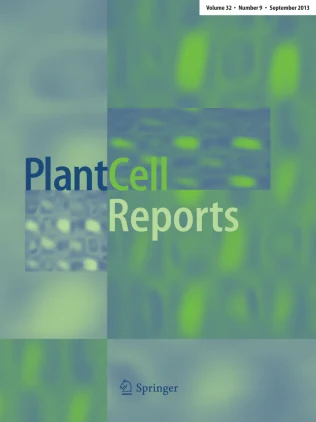 PLANT CELL REPORTS 期刊封面