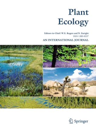PLANT ECOLOGY journal cover